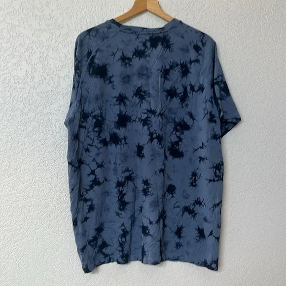 Zella Men’s Athletic Short Sleeve T Shirt Tie Dye Blue Size XXL - Picture 10 of 10